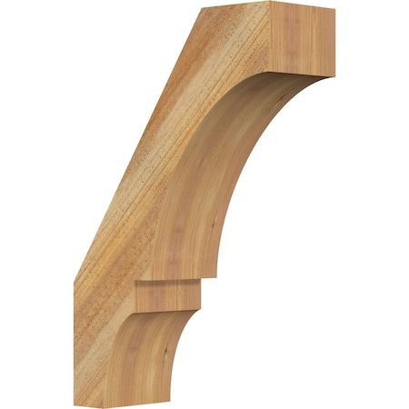 6"W x 16"D x 24"H Balboa Rough Sawn Knee Brace, Western Red Cedar